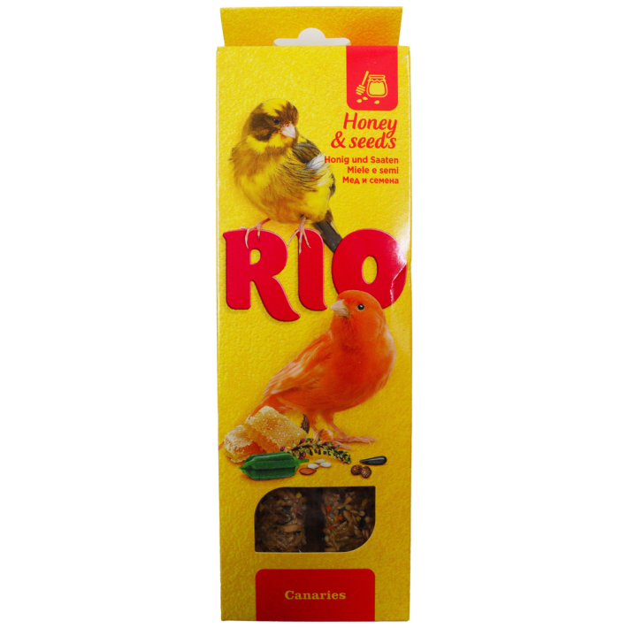 ПАЛОЧКИ Д/КАНАРЕЕК RIO С МЕДОМ/ПОЛЕЗНЫМИ СЕМЕНАМИ 2Х40ГР