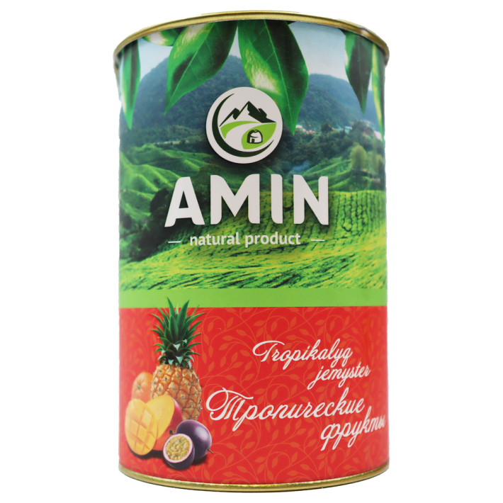 ЧАЙ AMIN ЧЕРНЫЙ ЛИСТОВОЙ С АРОМАТОМ ТРОПИЧЕСКИХ ФРУКТОВ 100ГР