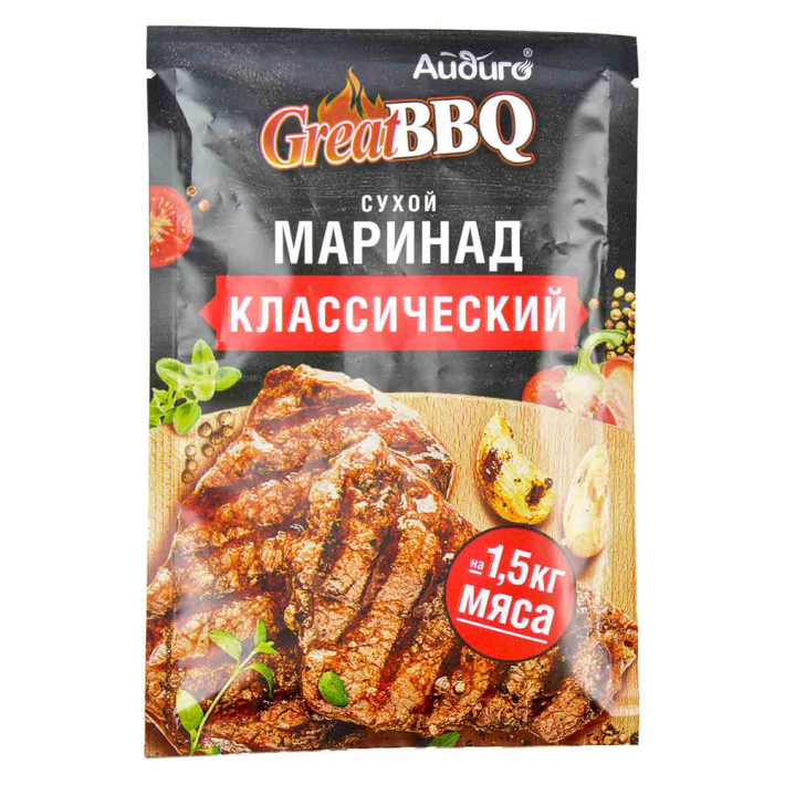 Маринад сух Айдиго классический Great BBQ 35 г