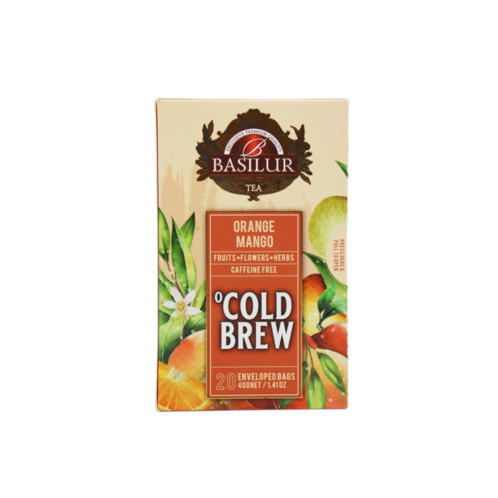 ЧАЙ BASILUR COLD BREW ORANGE MANGO 20ШТ 2ГР КАРТ\УП 40ГР