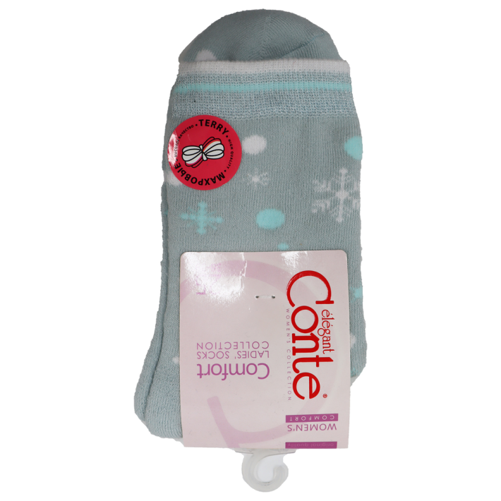 НОСКИ ЖЕНСКИЕ CONTE ELEGANT COMFORT, Р.25, 197 БЛЕДНО-БИРЮЗОВЫЙ