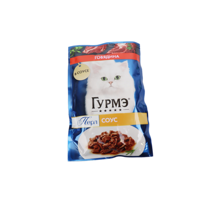 КОРМ Д/ЖИВОТНЫХ GOURMET ПЕРЛ ГОВЯДИНА 75ГР