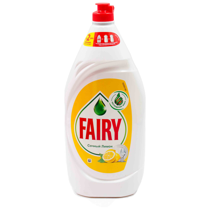 Средство для мытья посуды Fairy сочный лимон 1,35 л