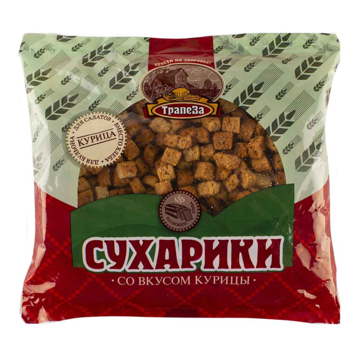 Сухари Трапеза салатные курица 150 г