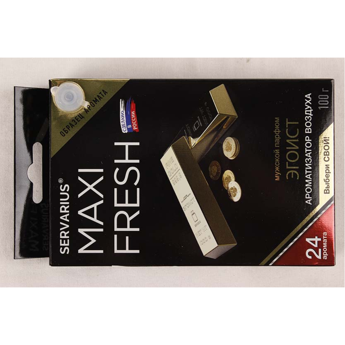 Ароматизатор-гель для машины Maxi fresh Эгоист Под сиденье с пробником