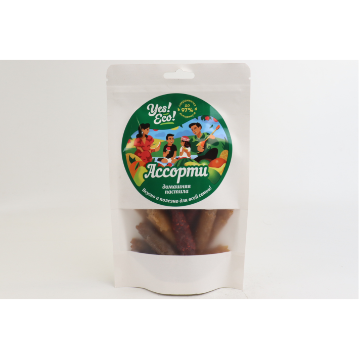 ПАСТИЛА НАТУРАЛЬНАЯ YES ECO АССОРТИ 100ГР