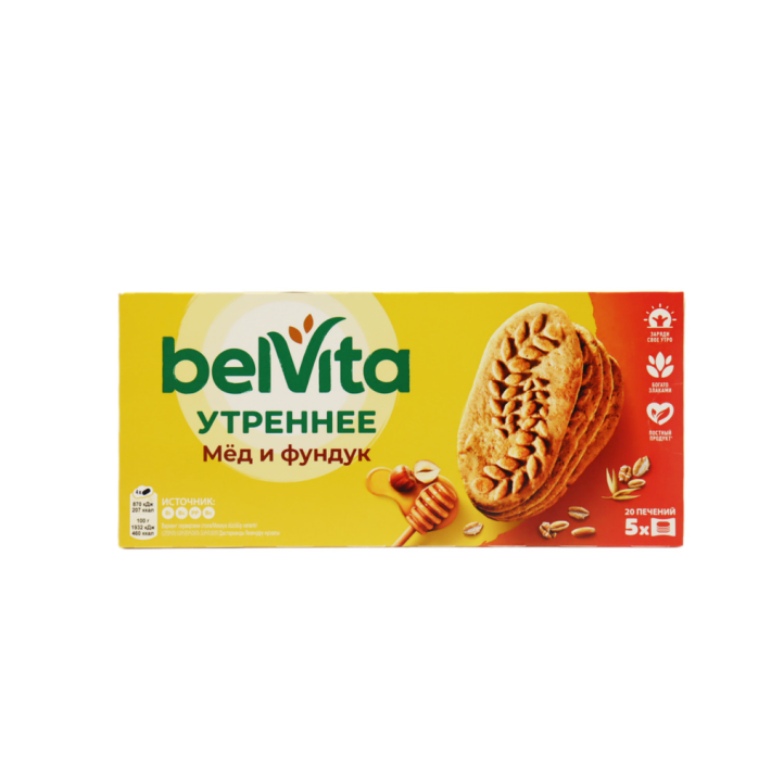 Печенье Бельвита Витамин Фундук- Мед 225 г