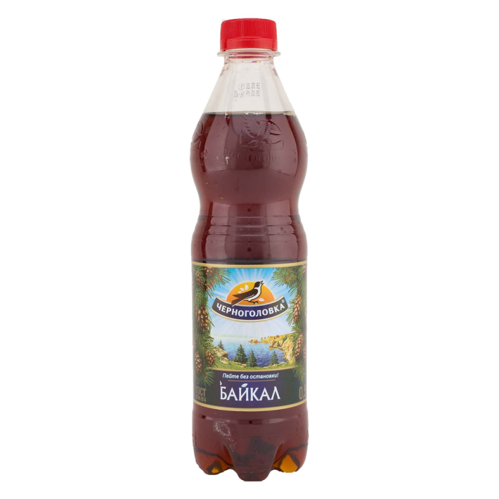 Лимонад Черноголовка байкал эксклюзив пластиковая бутылка 0,5 л