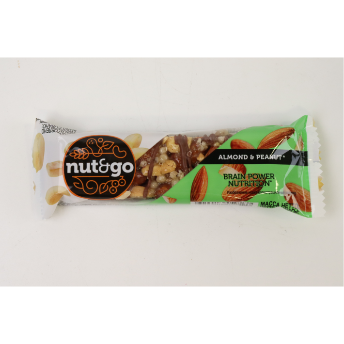 БАТОНЧИК МИНД.АРАХИС NUT&GO С АРАХИСОВОЙ ПАСТОЙ 36ГР