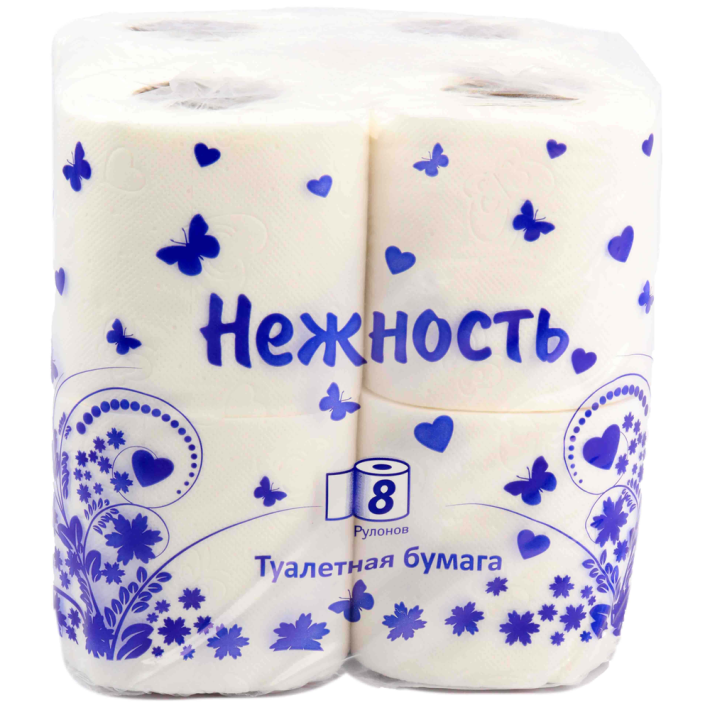 Бумага туалетная Нәзіктік 8 рулонов