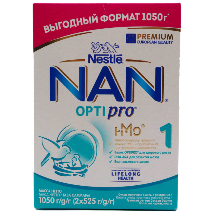 СМЕСЬ NAN ДЕТСКОЕ ПИТАНИЕ 1050ГР