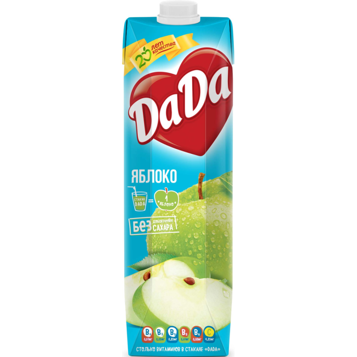 Сок Da-Da Day зеленое яблоко 0,95 л