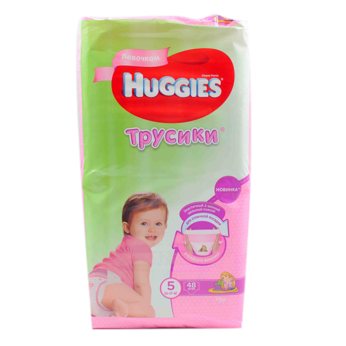 Подгузники Huggies размер 5 mega 48*2 girl