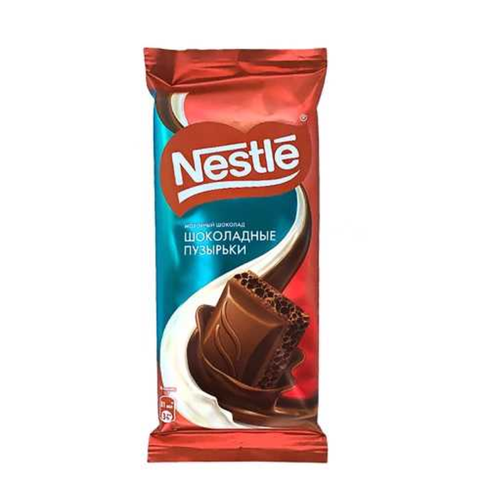 ПЛИТОЧНЫЙ ШОКОЛАД NESTLE ПОРИСТЫЙ МОЛОЧНЫЙ 75ГР
