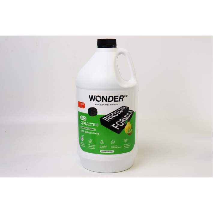 СРЕДСТВО Д/МЫТЬЯ ПОЛА WONDER LAB ЭКО КИВИ/ЛИСТЬЯ АЙВЫ 3,78Л