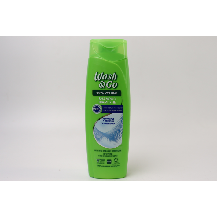 ШАМПУНЬ Д/ВОЛОС WASH&GO ПРОТИВ ПЕРХОТИ 180МЛ