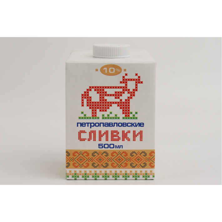 Сливки Петропавловское 10% 500 мл
