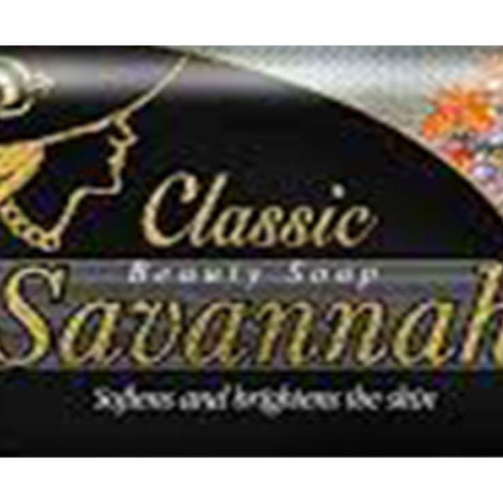 Мыло туалетная Savannah Classic черное 150 г