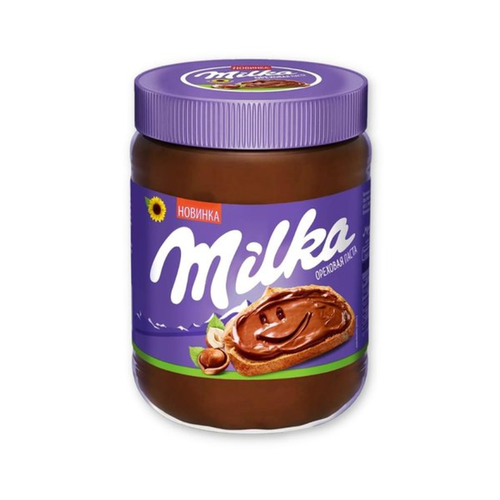 ПАСТА ОРЕХОВАЯ MILKA С ДОБАВЛЕНИЕМ КАКАО 350ГР