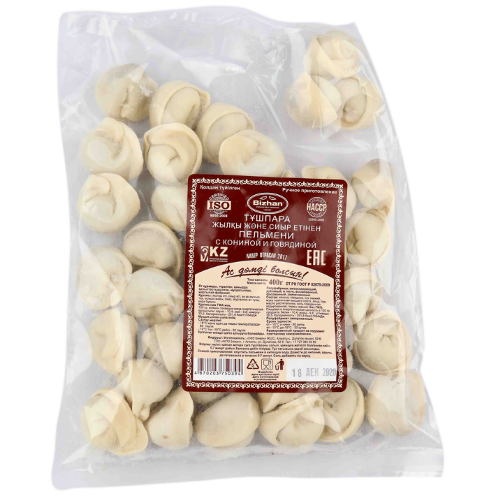 Пельмени Бижан конина говядина 400 г