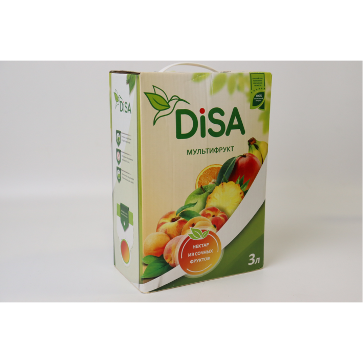 Нектар Disa мультифрукт с мякотью 3 л