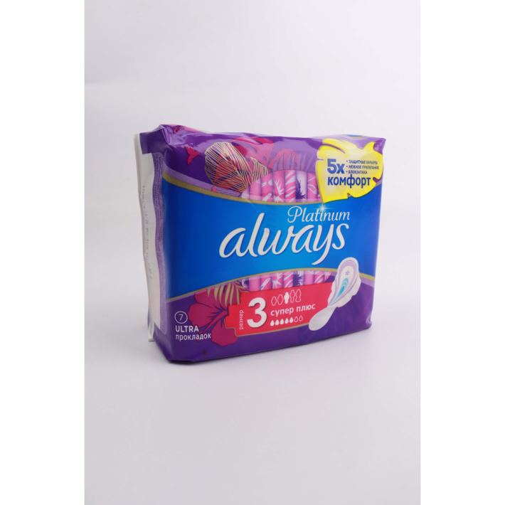 Прокладки Always ultra platinum super plus 7 шт