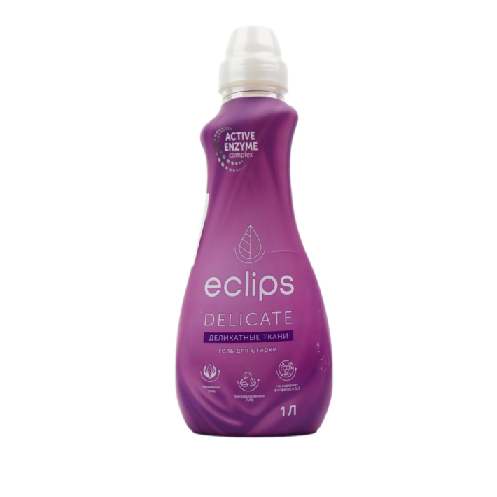 ГЕЛЬ ДЛЯ СТИРКИ ECLIPS DELICATE ДЛЯ ДЕЛИКАТНЫХ ТКАНЕЙ 1Л (6)