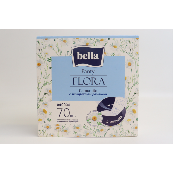 ПРОКЛАДКИ ЕЖЕДНЕВНЫЕ BELLA PANTY FLORA CAMOMILE 70ШТ