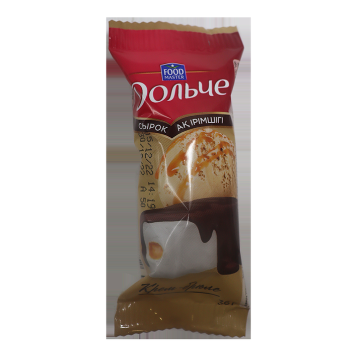 СЫРОК ГЛАЗИРОВАН ДОЛЬЧЕ FOODMASTER ВКУС КРЕМ-БРЮЛЕ 15% 36ГР