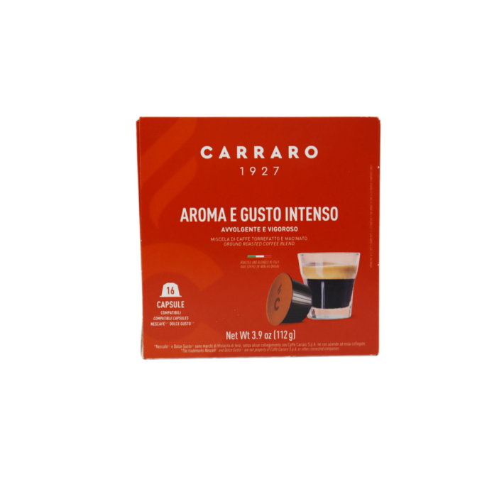 КОФЕ В КАПСУЛАХ CARRARO AROMA E GUSTO Д/DOLCE GUSTO 190ГР