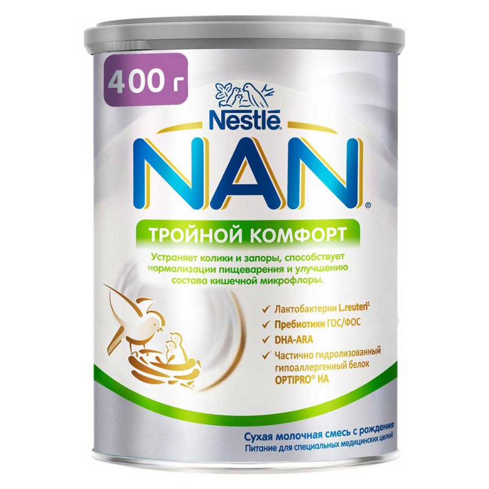 Сухая смесь Nan тройной комфорт 400 г