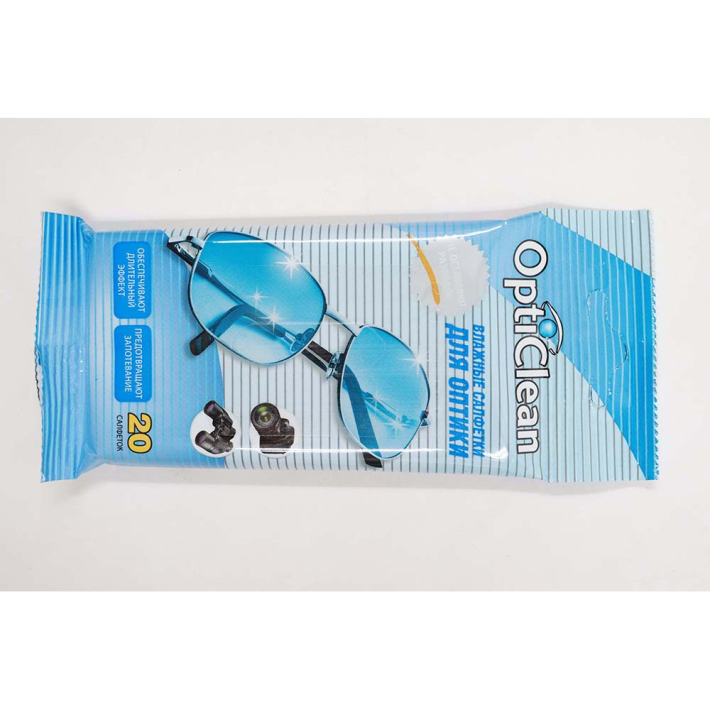 Салфетки влажные Opticlean для оптики 15 шт