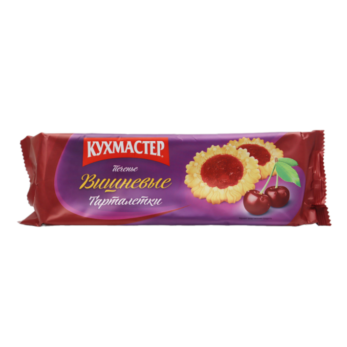 ПЕЧЕНЬЕ ВИШНЁВЫЕ ТАРТАЛЕТКИ КУХМАСТЕР 240ГР