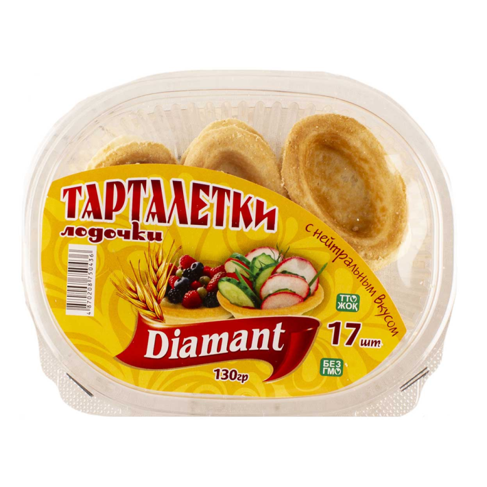 Тарталетки Diamant Лодочки 130 г