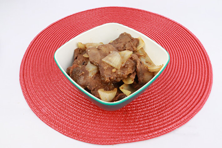 ПЕЧЕНЬ С ЛУКОМ ЖАРЕНАЯ
