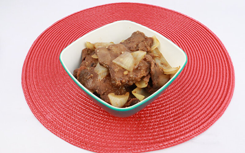 ПЕЧЕНЬ С ЛУКОМ ЖАРЕНАЯ