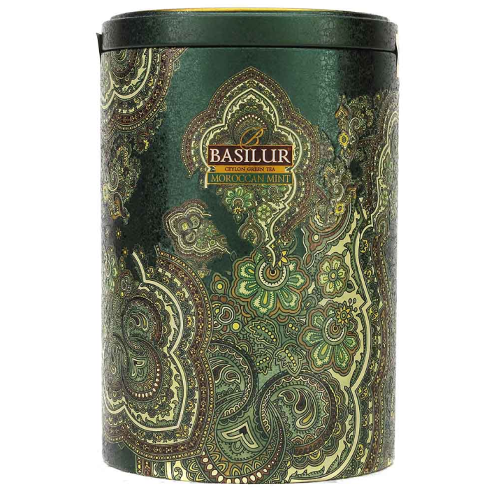Basilur moroccan mint зеленыйеныйеный листовой чай, 100 г