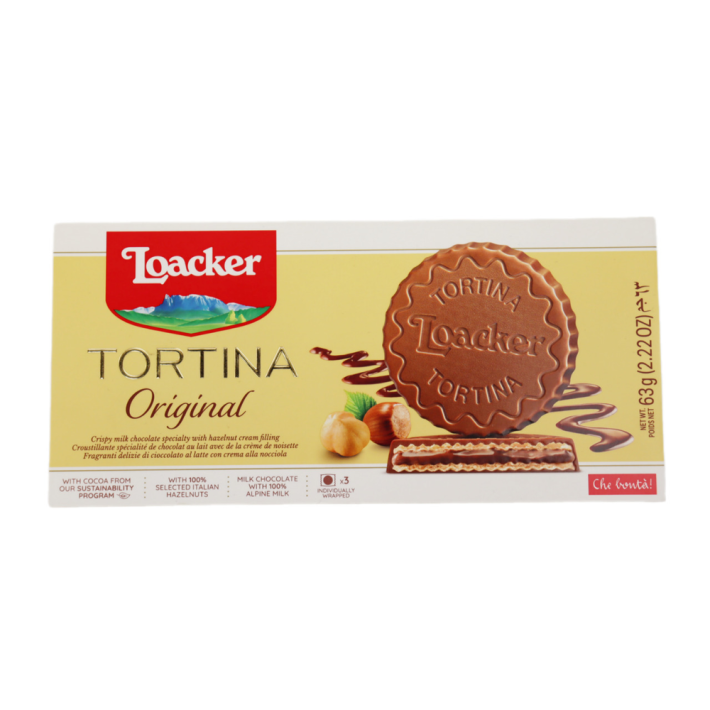 Деликатес вафельный Loacker gran 3 tortina original 21 г
