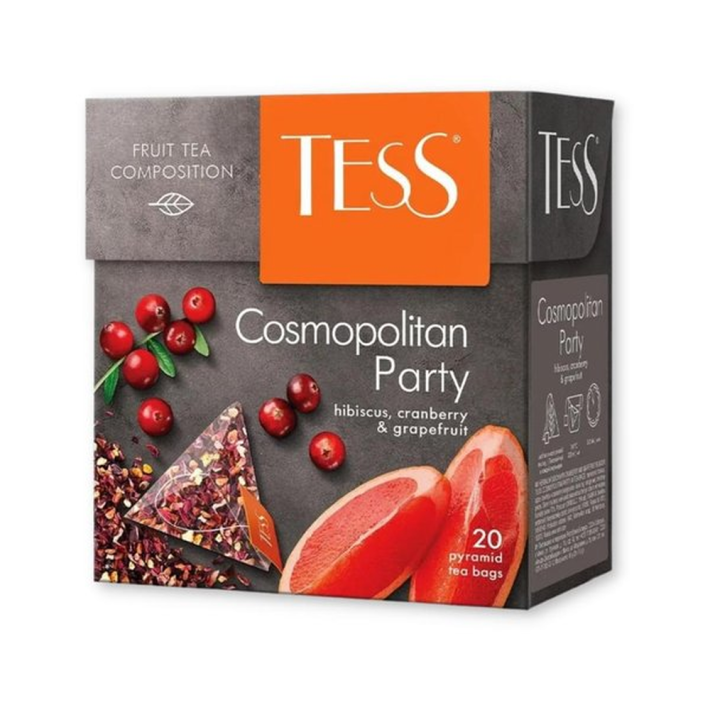 ЧАЙ TESS COSMOPOLITAN PARTY BLACK TEA (2 Х 20 Х 12) 20ПАК