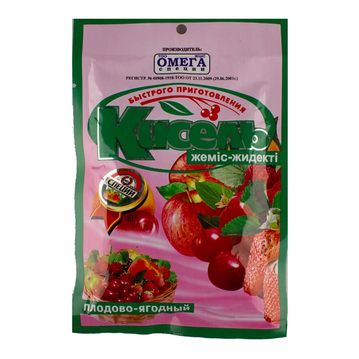 Кисель Омега плодово-ягодный 90 г