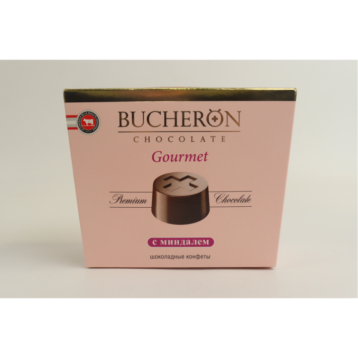 КОНФЕТЫ BUCHERON GOURMET ШОКОЛАДНЫЕ С МИНДАЛЕМ 175ГР