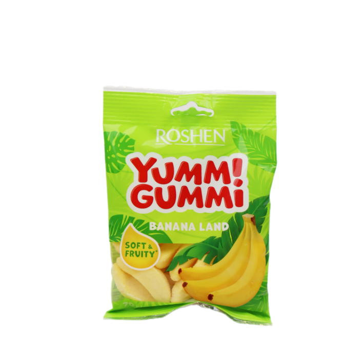 ЖЕЛЕЙНЫЕ КОНФЕТЫ YUMMI GUMMI BANANA LAND 70ГР