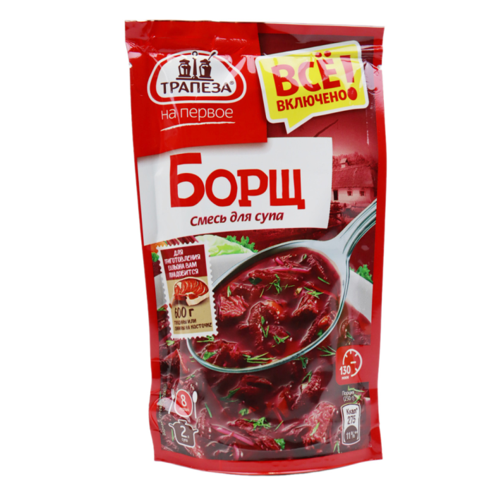 СМЕСЬ ТРАПЕЗА НА ПЕРВОЕ БОРЩ 80ГР 18ШТ/КОР