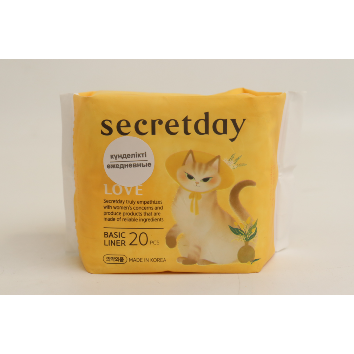 ПРОКЛАДКИ SECRETDAY ЖЕНСКИЕ ЕЖЕДНЕВНЫЕ LOVE 20ШТ 40ГР