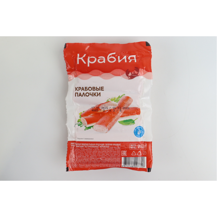 ПАЛОЧКИ КРАБОВЫЕ САНТА БРЕМОР КРАБИЯ ЗАМ 200ГР