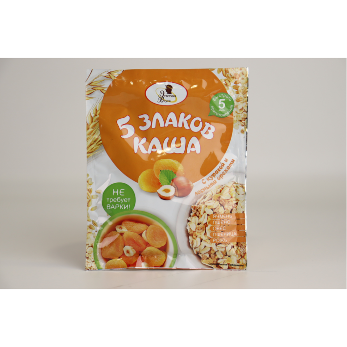 Каша 5 злаков Эстетика Вкуса с кур лесные орехом 40 г