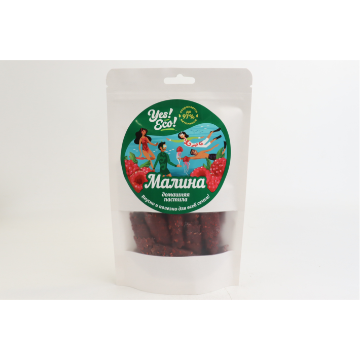ПАСТИЛА НАТУРАЛЬНАЯ YES ECO МАЛИНА 100ГР