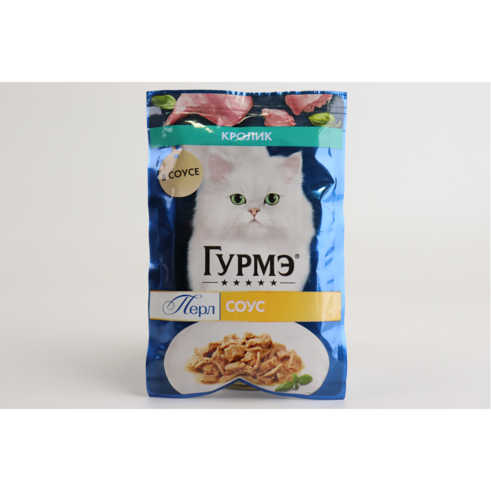 КОРМ Д/ЖИВОТНЫХ GOURMET ПЕРЛ КРОЛИК 75ГР