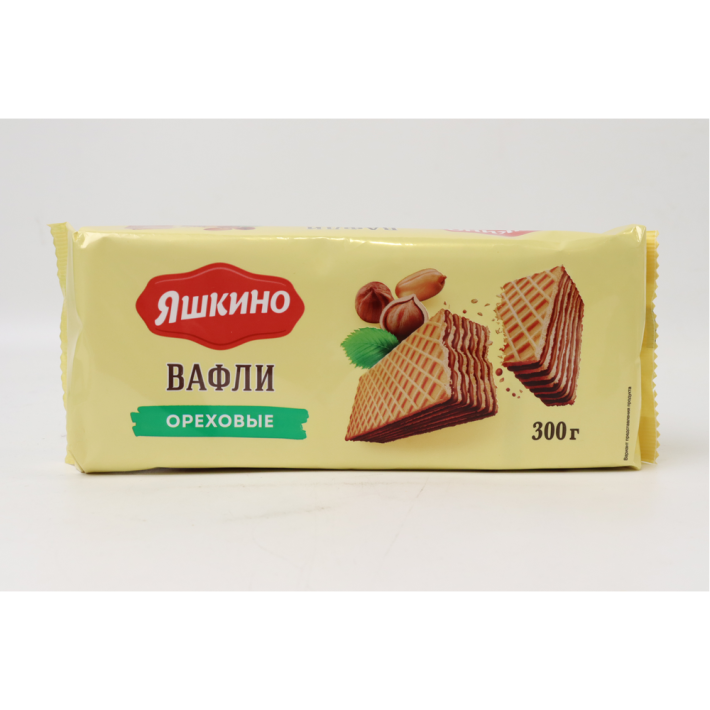 Вафли Яшкино Ореховые 300 г