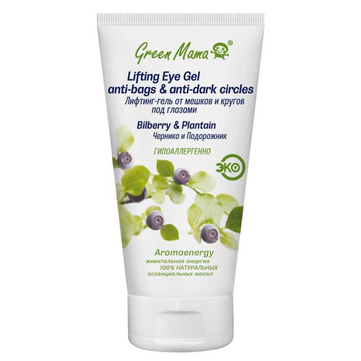 ЛИФТИНГ ГЕЛЬ GREEN MAMA ОТ МЕШ/КРУГ П/ГЛАЗ ЧЕРН/ПОДОРОЖ 50ГР